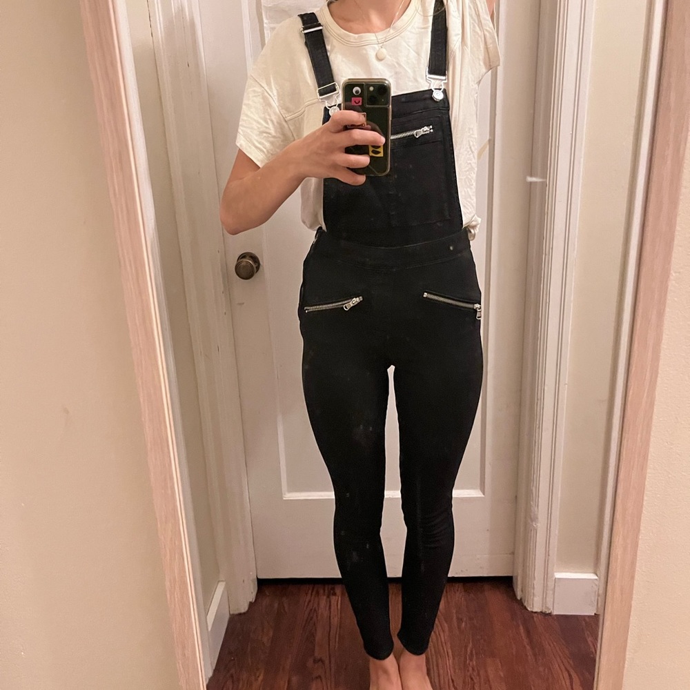 H&M black overalls
